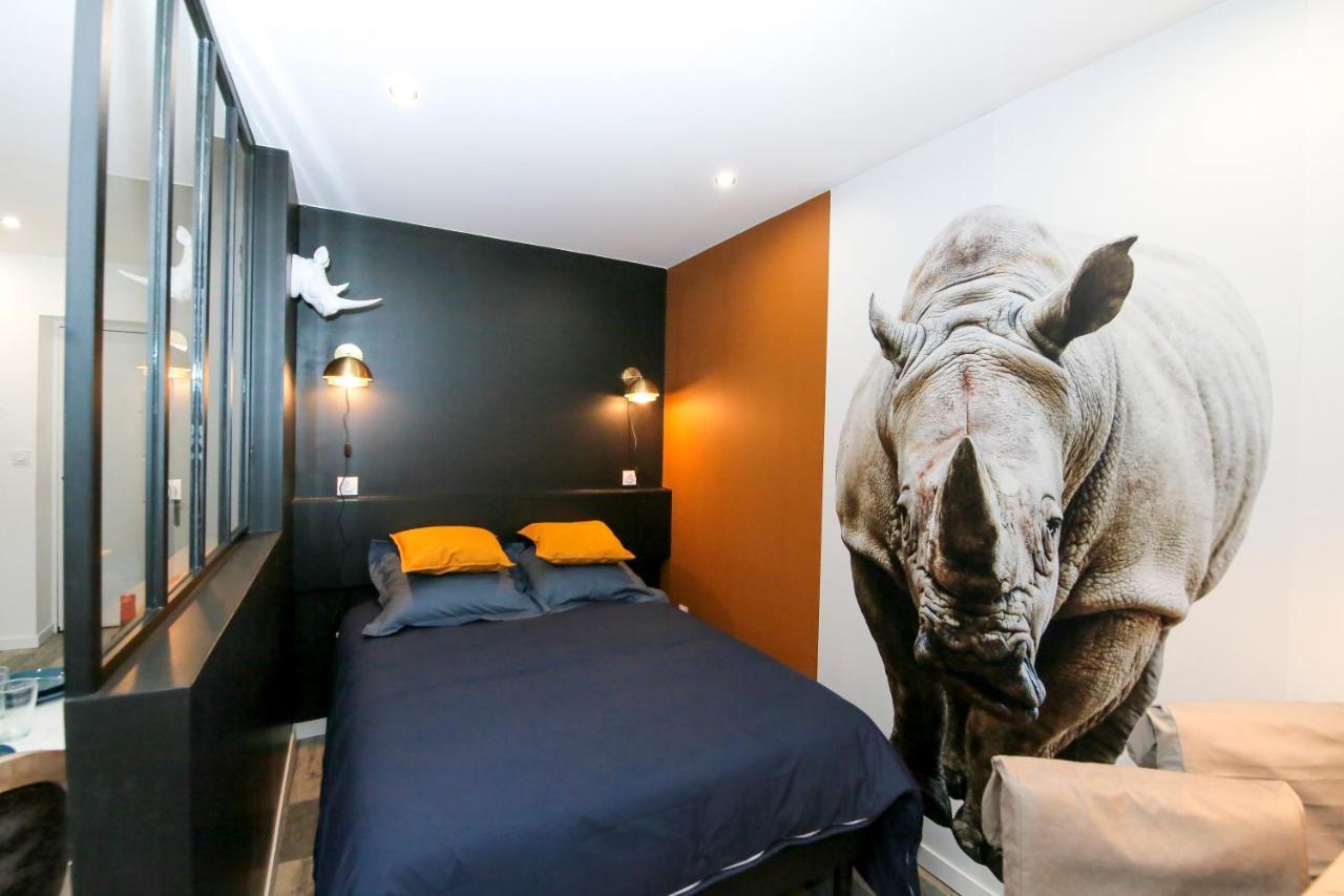 Ferienwohnung Le Rhinoceros, T1 Hypercentre Chic Et Cosy, Wifi Par Sovalfi Saint-Etienne  Exterior foto